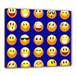 dark blue Emoji Canvas 24  x 20  (Stretched)