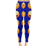 dark blue Emoji Leggings 