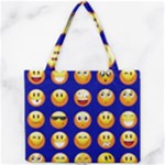 dark blue Emoji Mini Tote Bag