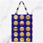 dark blue Emoji Classic Tote Bag