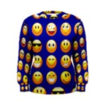 dark blue Emoji Women s Sweatshirt