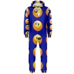 dark blue Emoji Hooded Jumpsuit (Men)