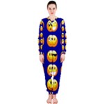 dark blue Emoji OnePiece Jumpsuit (Ladies)