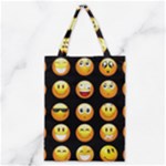 black Emojis Classic Tote Bag