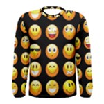 black Emojis Men s Long Sleeve Tee