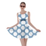 Blue Polkadot Skater Dress