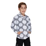 Grey Polkadot Wind Breaker (Kids)