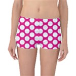 Pink Polkadot Boyleg Bikini Bottoms