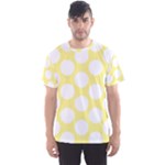 Yellow Polkadot Men s Sport Mesh Tee