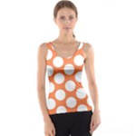 Orange Polkadot Tank Top