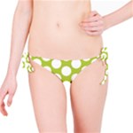 Spring Green Polkadot Bikini Bottom