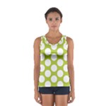 Spring Green Polkadot Tops