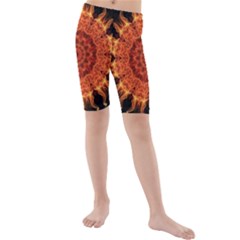 Kids  Mid Length Swim Shorts 