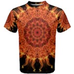 Flaming Sun Men s Cotton Tee