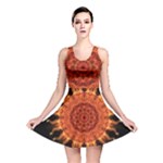 Flaming Sun Reversible Skater Dress