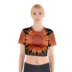 Flaming Sun Cotton Crop Top from ArtsNow.com