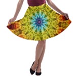 Flower Bouquet A-line Skater Skirt