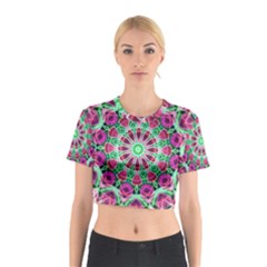 Flower Garden Cotton Crop Top from ArtsNow.com