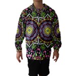 Psychedelic Leaves Mandala Hooded Wind Breaker (Kids)