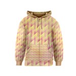 Geometric Pink & Yellow  Kids  Zipper Hoodie