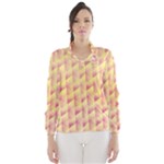 Geometric Pink & Yellow  Wind Breaker (Women)