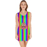 rainbow poo Emoji  Bodycon Dress