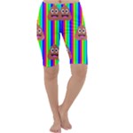 rainbow poo Emoji  Cropped Leggings 