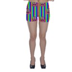 rainbow poo Emoji  Skinny Shorts