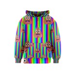 rainbow poo Emoji  Kids  Zipper Hoodie