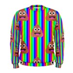 rainbow poo Emoji  Men s Sweatshirt