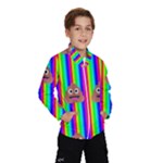 rainbow poo Emoji  Wind Breaker (Kids)