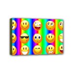 Rainbow emojis Mini Canvas 6  x 4  (Stretched)