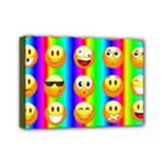 Rainbow emojis Mini Canvas 7  x 5  (Stretched)