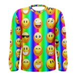 Rainbow emojis Men s Long Sleeve Tee