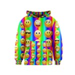 Rainbow emojis Kids  Pullover Hoodie