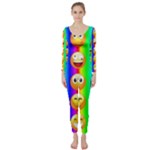 Rainbow emojis Long Sleeve Catsuit