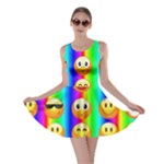 Rainbow emojis Skater Dress