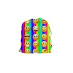 Rainbow emojis Drawstring Pouch (Small)