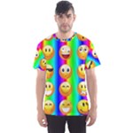 Rainbow emojis Men s Sport Mesh Tee