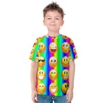 Rainbow emojis Kid s Cotton Tee