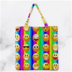 Rainbow emojis Grocery Tote Bag