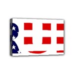 Donald Trump flag Mini Canvas 6  x 4  (Stretched)