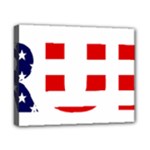 Donald Trump flag Canvas 10  x 8  (Stretched)