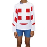 Donald Trump flag Kid s Long Sleeve Swimwear