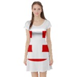 Donald Trump flag Short Sleeve Skater Dress