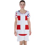 Donald Trump flag Short Sleeve Nightdress