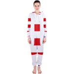 Donald Trump flag Hooded Jumpsuit (Ladies)