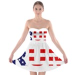 Donald Trump flag Strapless Bra Top Dress