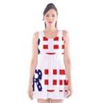 Donald Trump flag Scoop Neck Skater Dress