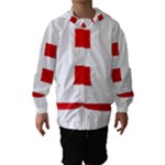 Donald Trump flag Hooded Wind Breaker (Kids)